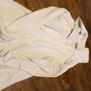 Columbia white fleece pullover